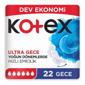 Kotex Ultra Dev Eko Gece 22'li