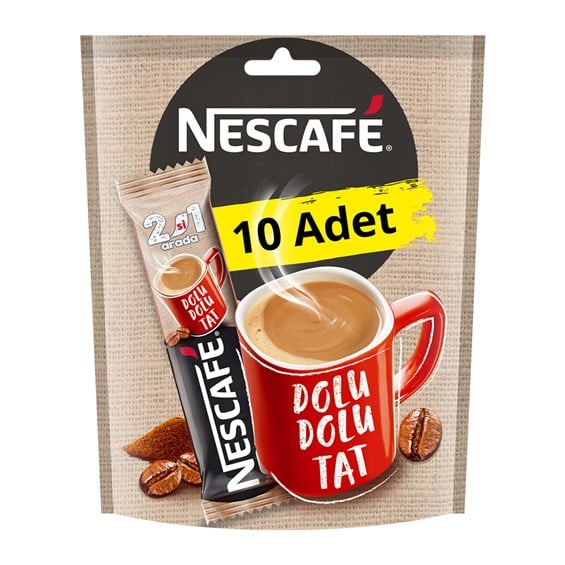 Nescafe 2Sı 1  Sutlu 10Lu 100 Gr