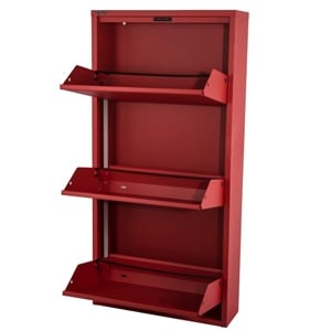 Pratik 3 lü Klasik Metal Ayakkabılık