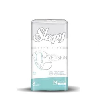Sleepy Medium Orta Boy Yetişkin Hasta Bezi 8 Adet
