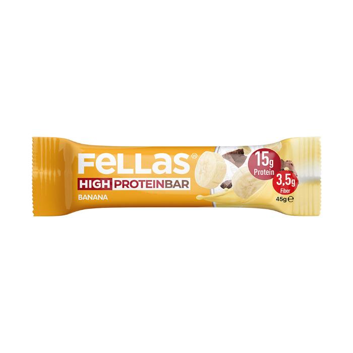 Fellas Yüksek Protein Bar Muzlu 45 gr