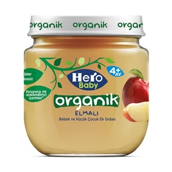 Hero Baby Organik Elmalı Mama 120 gr