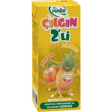 Pınar Meyve İçeceği Şeftali Ananas 200 ml