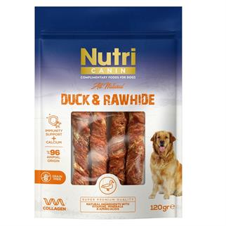 Nutri Canin Ördek Eti Sarılı Kemik Köpek Ödülü 120 Gr