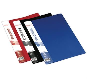 Ticon Katalog (Sunum) Dosyası 10 Lu A4 Kırmızı 10253