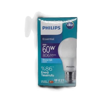 PHILIPS LED AMPUL 8W BEYAZ ISIK