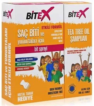 Bitex Bit Spreyi 100 ml + Şampuan 150 ml - Çelik Tarak Hediyeli
