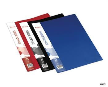 Ticon Katalog (Sunum) Dosya 80 Lİ A4 Kırmızı 11636