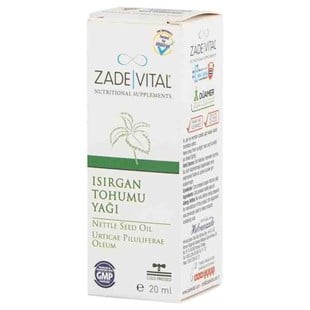 Zade Vital isirgan Tohumu Yaği 20 ml
