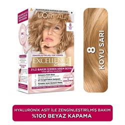 Loreal Paris Excellence Creme Saç Boyası 8 Koyu Sarı
