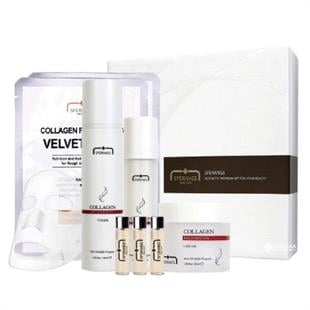 Sferangs Collagen Set - Maske 30 gr + Toner 120 ml + Krem 50 ml + Serum 40 ml + Ampul 3'lü