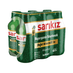 Sarıkız Sade Maden Suyu 6x250 Ml