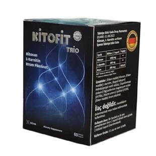 Kitofit Trio Kitosan L-Karnitin Krom Pikolinat 60 Kapsül