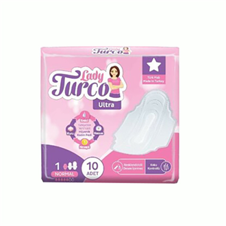 Lady Turco Kadın Pedi Ultra 10'lu