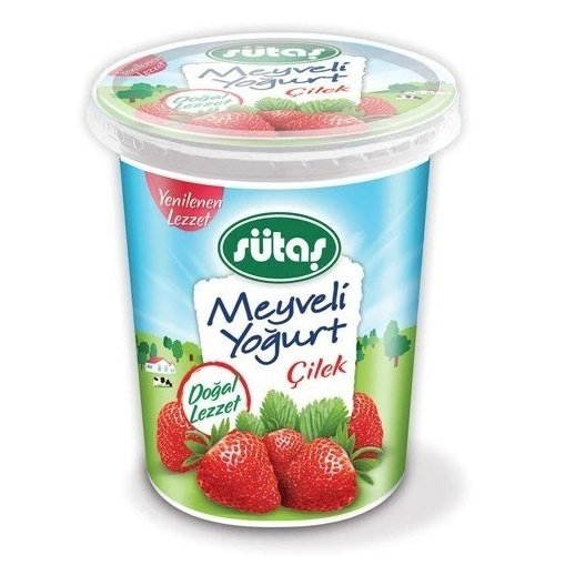 Sütaş Meyveli Yoğurt Çilek 500 gr