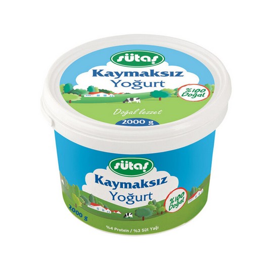 Sütaş Kaymaksız Yoğurt 2000 gr