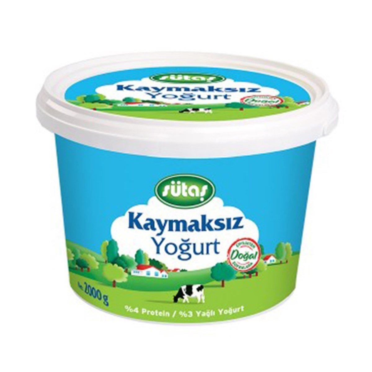 Sütaş Kaymaksız Yoğurt 2000 gr