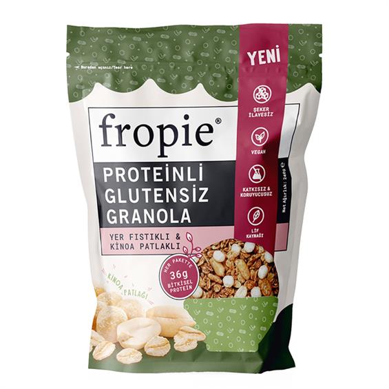 Fropie Protein Yer Fıstık & Kinoa Granola 240 gr