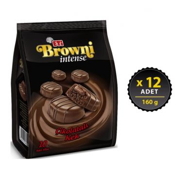Eti Browni intense Çikolatalı Kek 160 Gr x 12 Adet