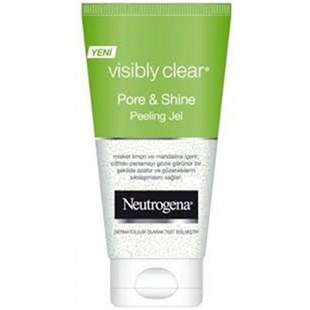 Neutrogena Visibly Clear Pore & Shine Peeling Gel Ve Temizleme Jeli 150Ml