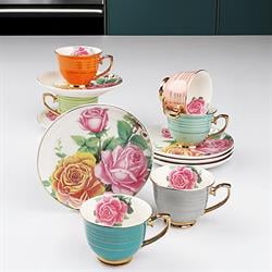 Kosova Rose 6 lı Kahve Fincan Takımı 90 cc LIA-04