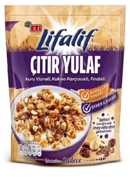 Eti Lifalif Vişneli Çıtır Yulaf 200 Gr x 12 Adet