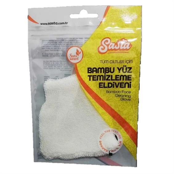 Sasta Bambu Yüz Temizleme Eldiveni