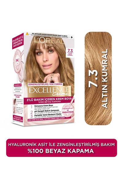 L'Oreal Paris Excellence Creme Saç Boyası 7.3 Kumral Dore