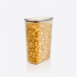 Dünya Dikdörtgen Çizgili Saklama Kabı 2800 ml 32004