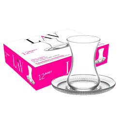 Lav Buket Çay Seti 12 Parça 