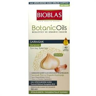 Bioblas Botanic Oils 360ml Sarımsak Özlü Bitkisel Şampuan