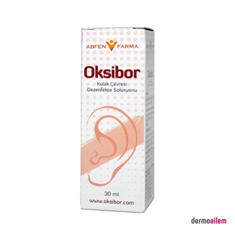 Abfen Oksibor Kulak Çevresi Dezenfekte Solüsyonu 30 ml