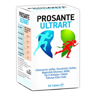 Prosante Ultrart Glukozamin Kondroitin MSM Tip-2 Kollajen 60 Tablet