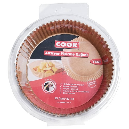 Cook Airfryer Pişirme Kağıdı 25x16cm