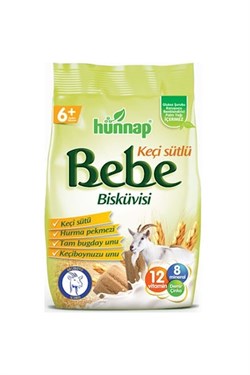 Hünnap Keçi Sütlü Bebe Bisküvisi 6+Ay 200g