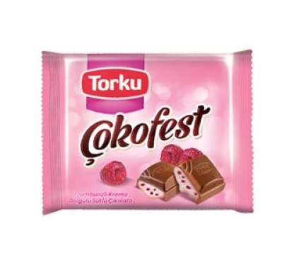 TORKU ÇOKOFEST FRAMBUAZLI ÇİKOLATA OLATA 60 GR