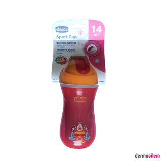 Chicco Sport Cup Isı Yalıtımlı Spor Bardak 266 ml - Pipetli