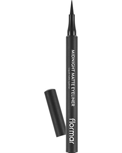 Flormar Yarı Mat Bitişli Eyeliner (SİYAH) - Eyeliner Pen - 001 Black - 8690604109609