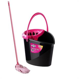 Vindex Temizlik Seti Kova + Sap + Mop Ekonomik