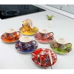 Kosova Rose 6 lı Kahve Fincan Takımı 90 cc LİA-05