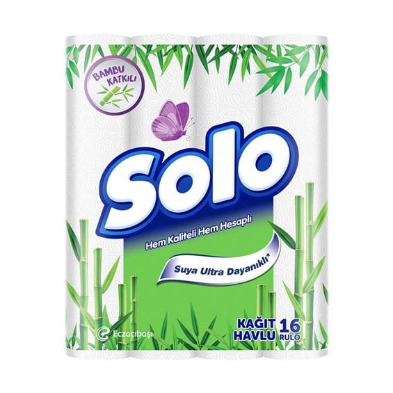 Solo Kağıt Havlu Bambu Katkılı 16'lı