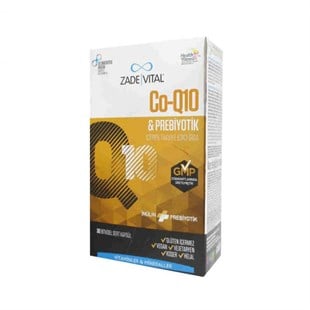 Zade Vital Co-Q10 & Prebiyotik 30 Kapsül