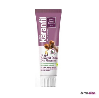 Eyüp Sabri Tuncer Doğal Karanfil Özlü Diş Macunu 75 ml