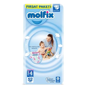 MOLFİX FIRSAT PAKET 9-16 KG 52 Lİ MAXİ PLUS +4