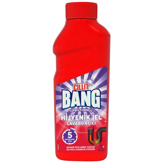 Cillit Bang Turbo Lavabo Açıcı 500 ml