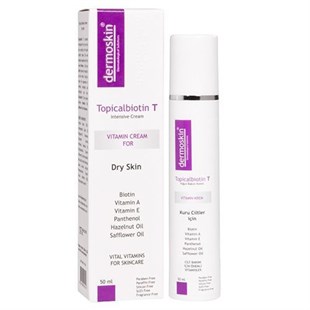 Dermoskin Topicalbiotin T Vitamin Kremi Kuru Ciltler 50 ml