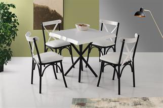 Karataş SF-1461 Safir Masa Beyaz/Siyah