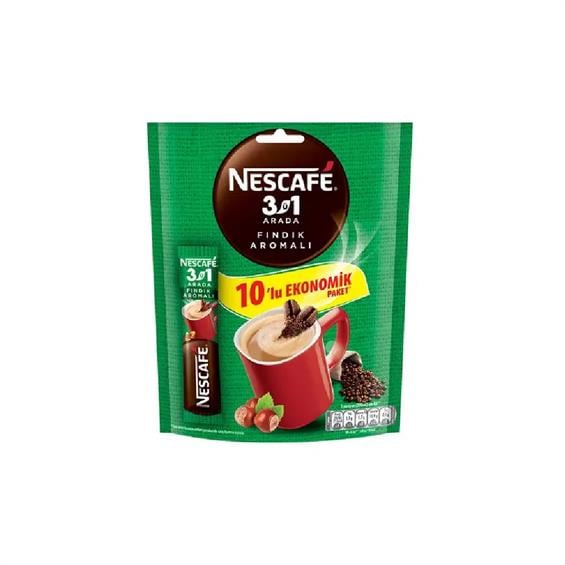 Nescafe 3 ü 1 Arada Fındık Aromalı 170 Gr