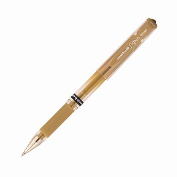 Uni-Ball Roller Kalem Signo Broad Jel Bilye Uç Davetiye 1.0 MM Altın UM-153