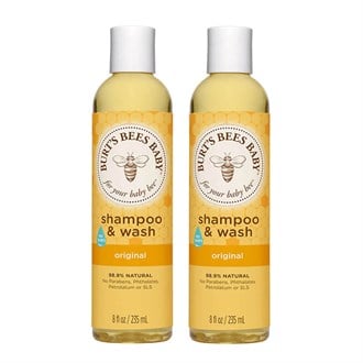Burts Bees Baby Bee Shampoo Body Wash 2'li Set